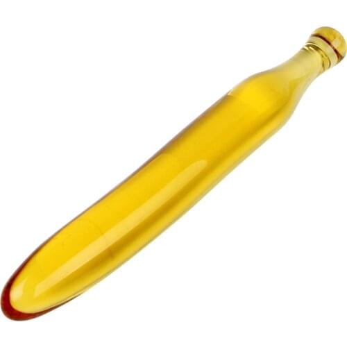 IKOKY Anal Plug Fake Penis Crystal Waterproof Huge Big Dildo G-spot Glass Dildo Masturbator for Women Vegetable Sex Toys