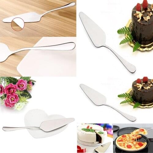 JX-LCLYL Stainless Steel Toothed Pizza Pie Cake Server Cutter Kitchen Shovel Cutting Tool