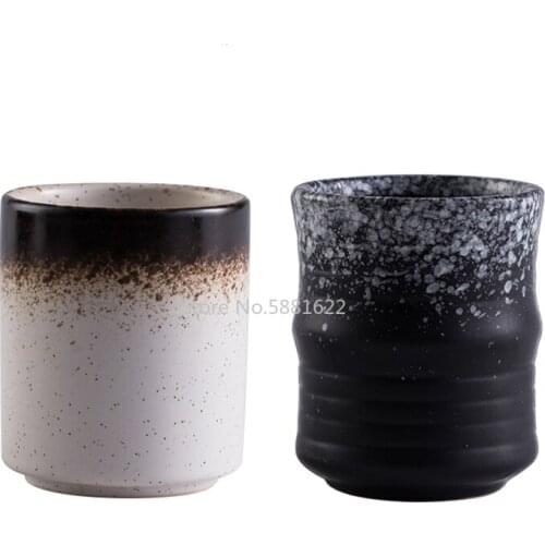 Ceramic Teacup Japanese Tea Bowl 150ml 180ml Vintage Tea Cup Home Water Cups Container Teaware Drinkware Coffee Mug Wine Mugs