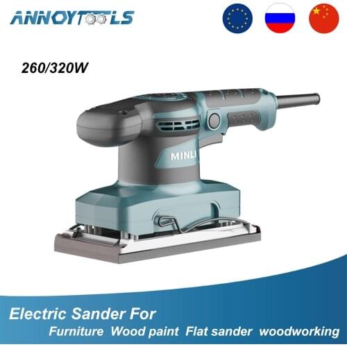 Minli sandpaper polishing furniture wood paint flat sanding machine woodworking polishing wall putty electric sanding machine