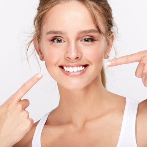 New Comfortable Snap On Men Women Tooth Perfect Smile Comfort Fit Flex Teeth Fits Whitening Smile False Teeth Cover