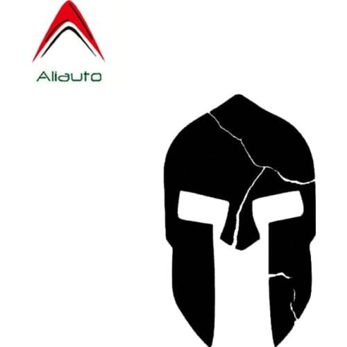 Aliauto Cover Scratch Car Sticker Broken Helmet Sad Roman Warrior Accessories Sunscreen Waterproof Reflective Decal PVC,10cm*6cm