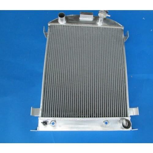 NEW Performance Aluminum Radiator 1932 For FORD HI-BOY Grill Shells CHEVY ENGINE 32