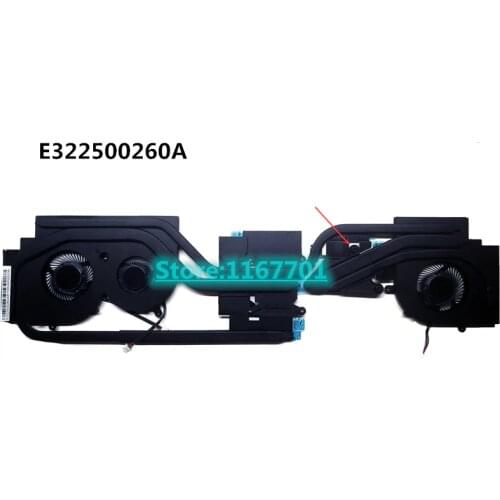 New Original Laptop/Notebook CPU/GPU Cooling Radiator heatsink&fan for MSI GS73 GS73VR E322500260A E322500260A8700