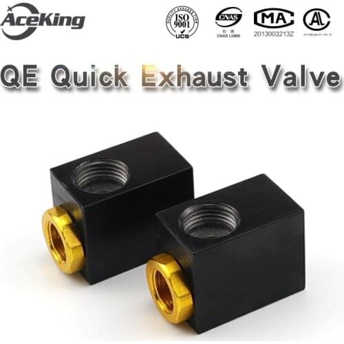 Pneumatic qe02/03/04 quick release valve quick release valve release valve cylinder accessories quick beat valve black