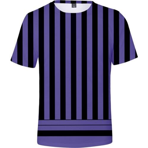 Popular Ghost Blade 3D Fashion Casual T-Shirt Men Women Short Sleeve Autumn Summer Women Mens Black Blue Striped T-Shirt Shirt