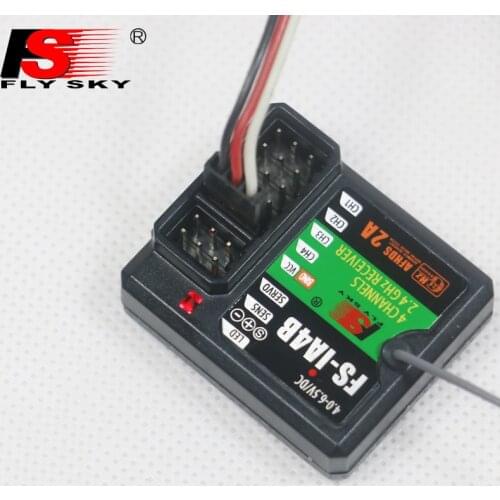 FLYSKY FS-IA4B IA4B 2.4G 4CH AFHDS 2A Mini Receiver for FLYSKY FS-I6 FS-I6X FS-GT2E FS-iT4S Radio Transmitter RC Car Boat Parts