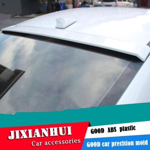 For Elantra Roof Spoiler 2016-2019 For Hyundai Elantra Roof Spoiler TF ABS Material Car Rear Wing Primer Color Rear Spoiler