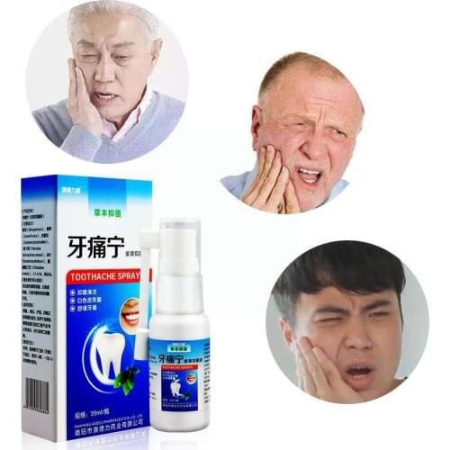 Made In China 20ml Toothache Spray Oral Care Oral Bacteria Pain Sprays Teeth Unisex Toothache Prevent Cleaning Relief Care O5M9