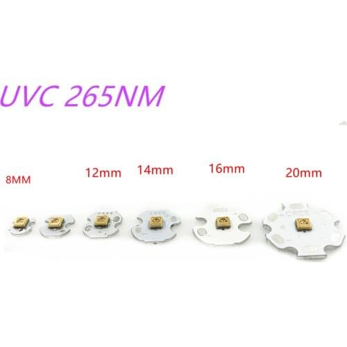 LG 1W 265nm UVC LED Lamp beads for UV disinfection Medical equipment 275nm SMD4545 Deep ultraviolet Chip 5-9V 150mA