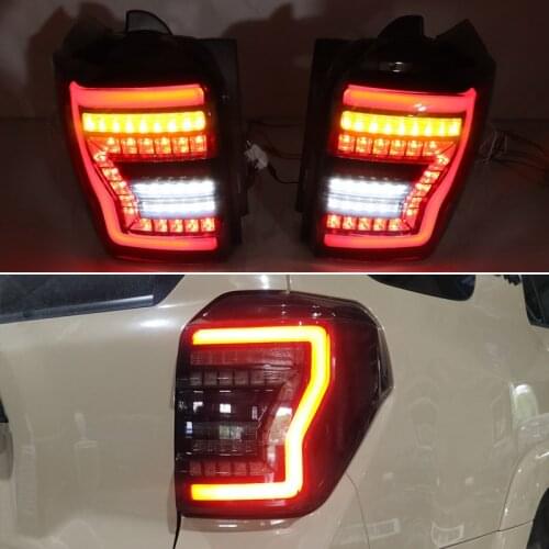 LED Tail Light Rear Lamp Assembly for Toyota 4Runner 2010-2021 Brake Turn Signal Smoke Lens