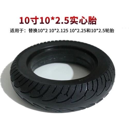 High Quality 10 Inch One 10x2.50 Solid Tire To Prevent Tire Burst for 10 Inch Electric Scooter Tire Accessories