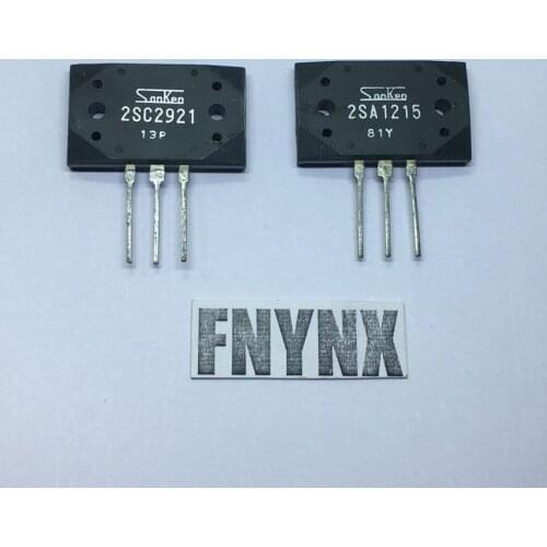 5Pairs Orginal JAPAN SANKEN Audio Power Amplifier Transistor 5PCS 2SA1215 +5PCS 2SC2921 Total 10PCS A1215 C2921