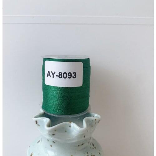 AY-8093 A Roll Wholesale 2mm-36mm 100% Pure Silk Embroidery Ribbons Handcraft Supply Double Faced Thin Taffeta Silk Ribbon