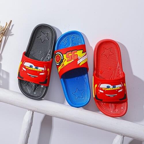 Disney spring and summer new car cartoon frozen elsa childrens slippers non-slip indoor home parent-child sandals