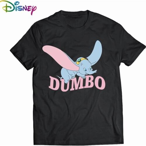 Disney Dumbo short sleeve t-shirts Summer Woman T-shirts Anime things graphic t shirts Womens cotton t-shirt Tops