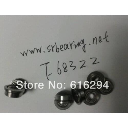 High Quality F683ZZ flange bearings 3*7*3mm ABEC-5 100PCS F683ZZ Side bearing flange