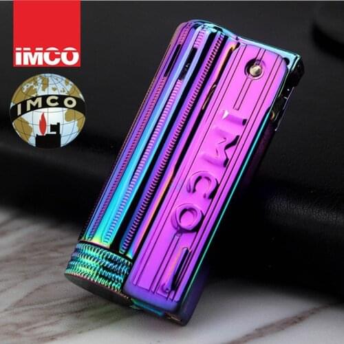 IMCO kerosene lighter windproof Retro refueling gasoline stainless steel lighter vintage grinding wheel oil machine