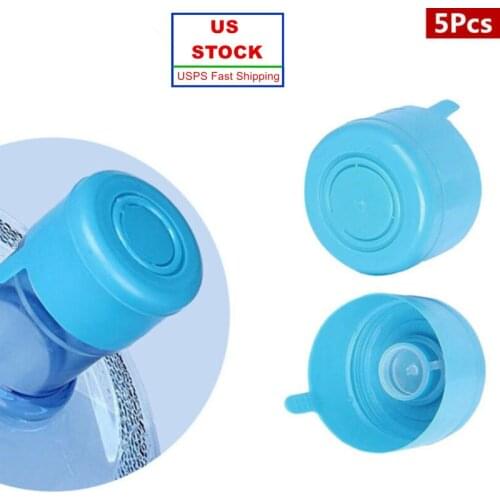 5 Gallon Water Bottle Covers Disposable Dust Drinking Lids Anti Splash Barreled Water Cap Leakproof Plastic Sealing Bucket Cover
