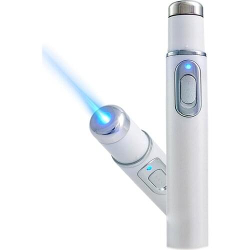 2PCS Blue Light Beauty Device Acne Laser Pen Scar Removal Machine Acne Treatment Tightening anti Wrinkle Removal