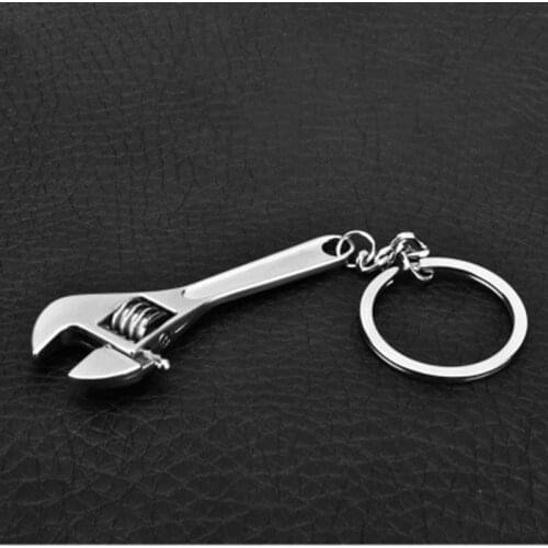 Fashion Tools Keychains Spanner Alloy Pendants with Chains Portable Mini Utility Useful Key Chains