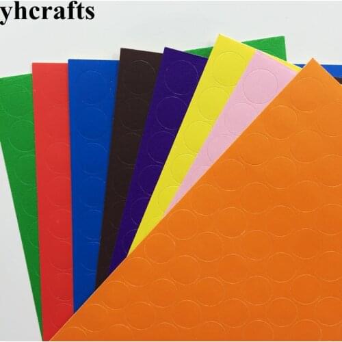 1bag/LOT,1cm round paper stickers Early educational craft diy toy Scrapbooking kit School reward label Promotion Gifts sealing