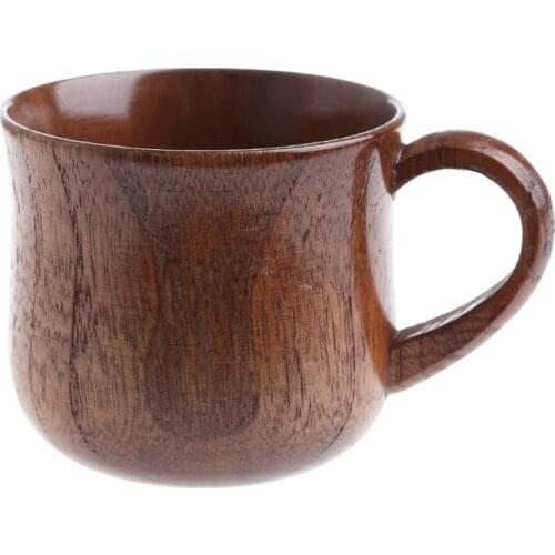 2021 New Wooden Cup Primitive Handmade Natural Wood Coffee Beer Juice Milk Tea Mug