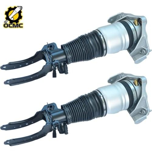 Pair Fit For Audi Q7 Cayenne VW Volkswagen Touareg 7L8616039D 7L8616040D Front Left & Right Air Suspension Shock Absorber