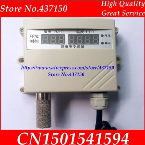 SHT30 SHT31 LED display RS485 temperature and humidity transmitter MODBUS temperature and humidity sensor