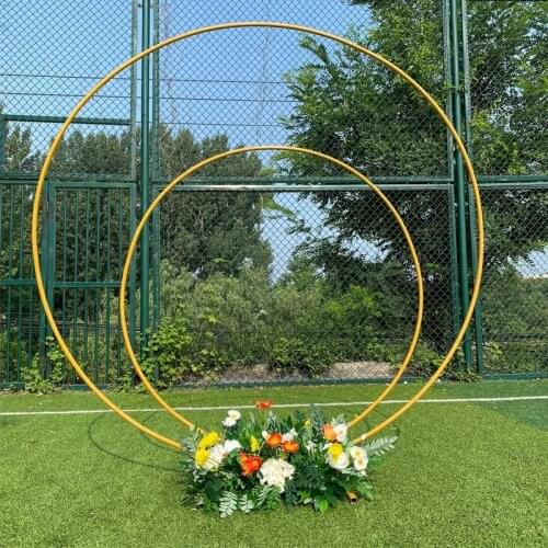 Wedding decoration props circle wedding arch background wedding arch background arche birthday wrought iron decorative props