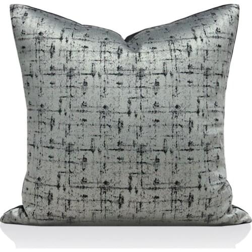 High Grade Pillow Cover Chinese Style Art Home Cushion Case Couch Abstract Geometric Light Luxury Jacquard Pillowcase Sofa Bed
