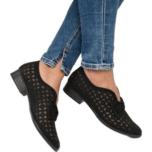 Plus Size Women Flats Summer Loafers Bowtie Women Shoes Pointed Toe Spring Shoes for Woman Platform Female Slip on Fotwear