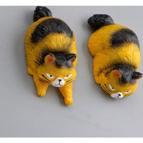 ZOCDOU 1 Piece Colorful Cat Fridge Refrigerator Magnet Cartoon Blackboard Funny Kitty Kitten Ice Box Car Paster Icebox Sticker