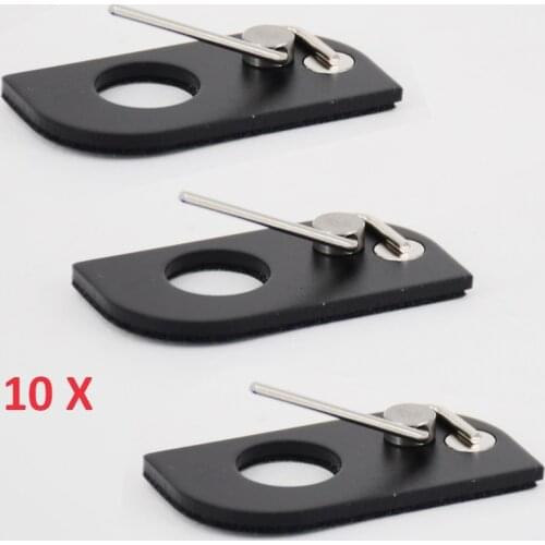 10pcs Black Stainless Steel Arrow Rest Archery RH LH Recurve Bow Rest Hunting Shooting Targeting Accessory Right Left Hand