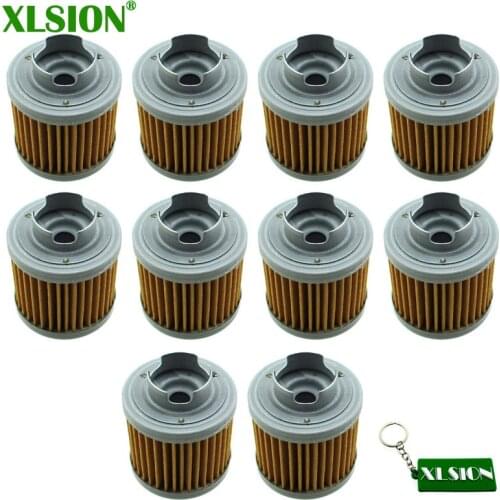 XLSION 10pcs Oil Filter For YX 150cc 160cc Engine Motorcycle