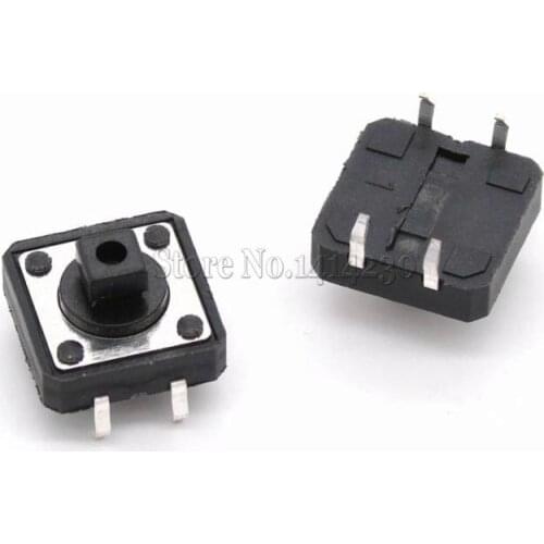 20PCS Tactile Push Button Switch Momentary 12*12*7.3MM Micro switch button DIP Square head