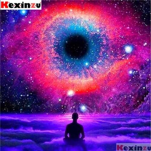 Kexinzu Full Square 5D DIY Diamond Painting"eye"3D Embroidery Cross Stitch Rhinestone Mosaic Home Decor Gift Xy@2564