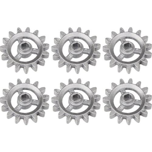 6pcs Mini Gears Automatic BBQ Revolving Frame Motor Rotating Grills Adapter for Various Flat Baking Needles Barbecue Accessories