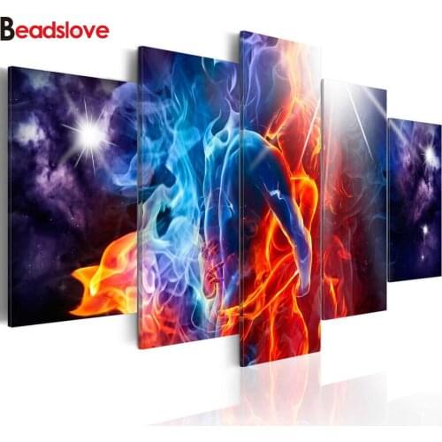 Diamond painting sale,diamond embroidery lover hug 5d full diamond mosaic picture of rhinestones cross-stitch 3d home decor 5pcs