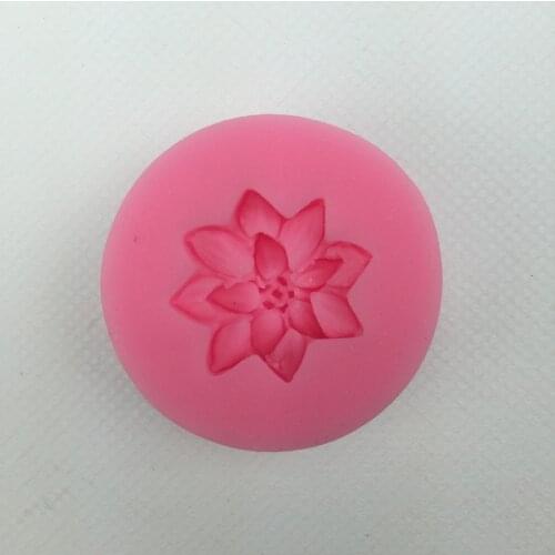 Free shipping 3D mini chrysanthemum flowers chocolate wedding cake decorating tools DIY baking fondant silicone mold T0285