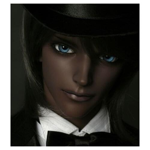 Free Makeup&eyes! Top Quality 1/3 BJD Shadow Chase Black 70cm EID Male Tan Doll Boy Manikin Model Best Gift Toy High Art Resin