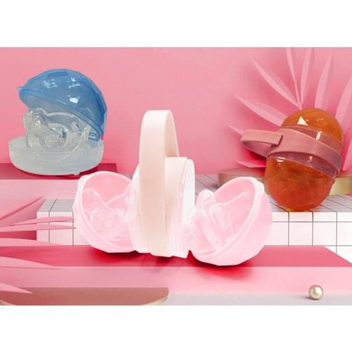 Baby Pacifier Box Safe PP Plastic Soother Container Holder Box Travel Storage Case Holder Pacifier Storage