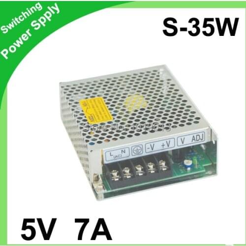 5V 7A 35W Switch Power Supply Driver For LED Strip light Display 200V~240V/100V~120V Drop