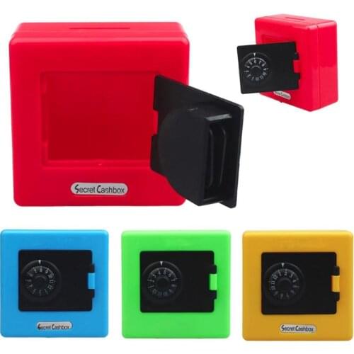 Multicolor Six-digit code Combination Lock Money Box Safe For Coins Cash Saving Piggy Bank New Year Gift For Students Children