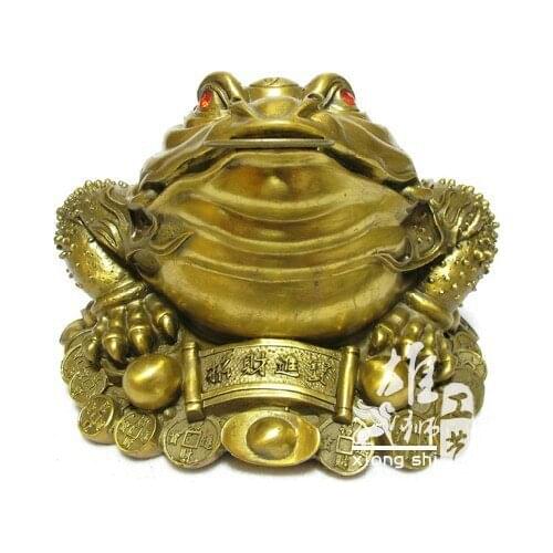 Copper toad 7-star toad lucky toad decoration opening gifts lucky home decoration