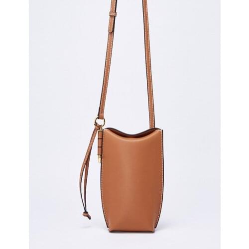 Mobile Phone Bag 2021 New Style Womens Korean-Style Mini Bag Retro Womens Leather Bags Small Shoulder Bag Women Messenger Bag