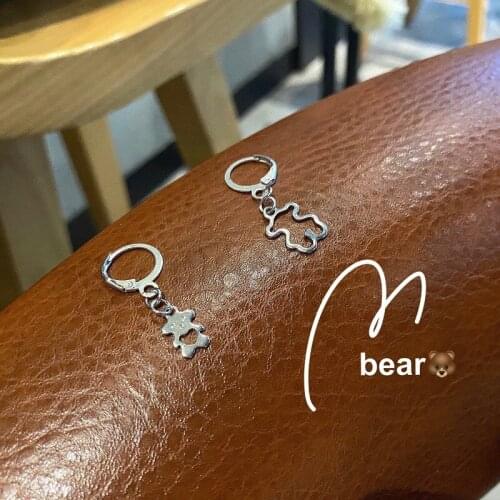 Fashion Jewelry Bear Factory Wholesale Hollow Simple asymmetrical Earrings Drop Earrings Aretes De Mujer Modernos 2021