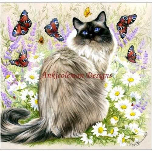 A Time of Butterflies - Counted Cross Stitch Kits - DIY Handmade Needlework For Embroidery 14 ct Cross Stitch Sets DMC Color