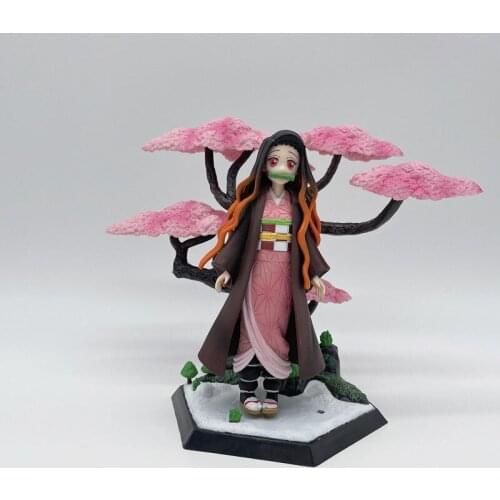 NEW Limited 19CM Demon Slayer Kamado Nezuko Box cabinetCollectible Model Toy