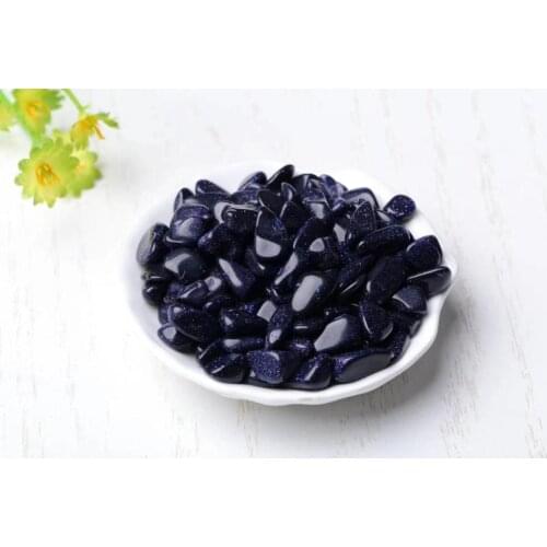 The natural blue crystal sand crystal mineral MacAdam is a beautiful product